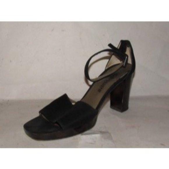 Saint Laurent MOD Black w Tortoise Shell Open Toe - Picture 11 of 12